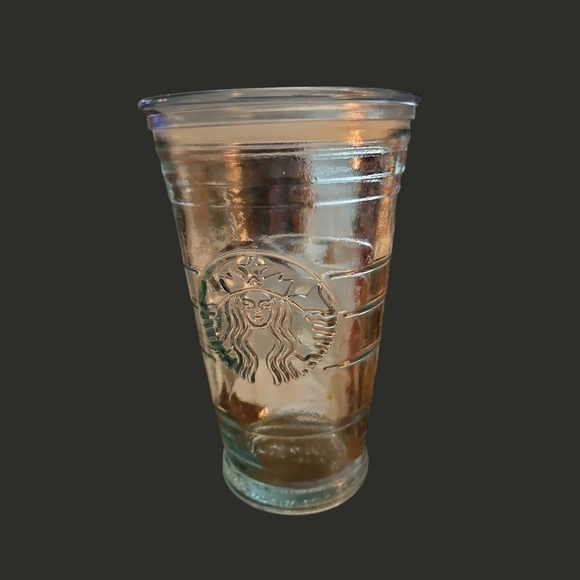 Starbucks Clear Recycled Glass 16 fl oz Cold Beverage Tumbler - Picture 1 of 8